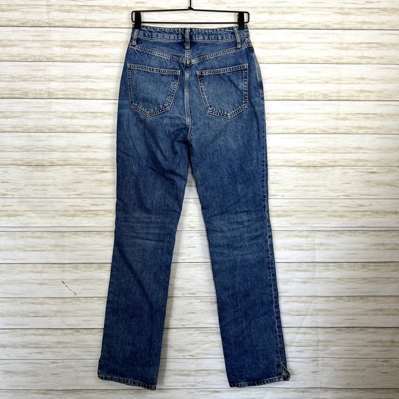 We The Free My Own Lane Distressed Straight Leg High Rise Jeans - Picture 5 of 8